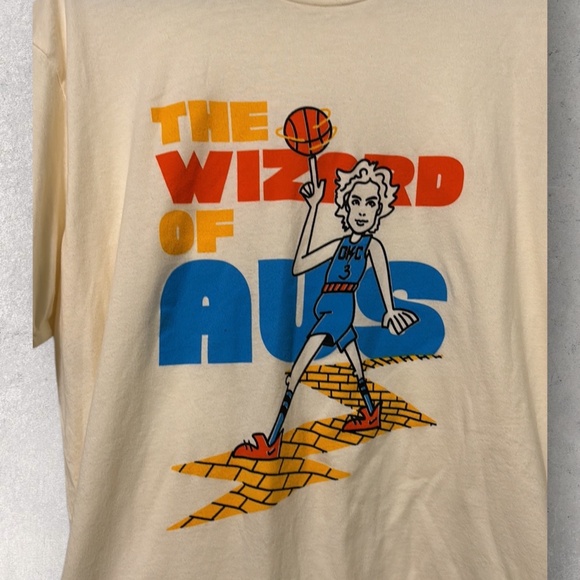 Wizard of Aus Giddey Tee - White Size L - Picture 2 of 4